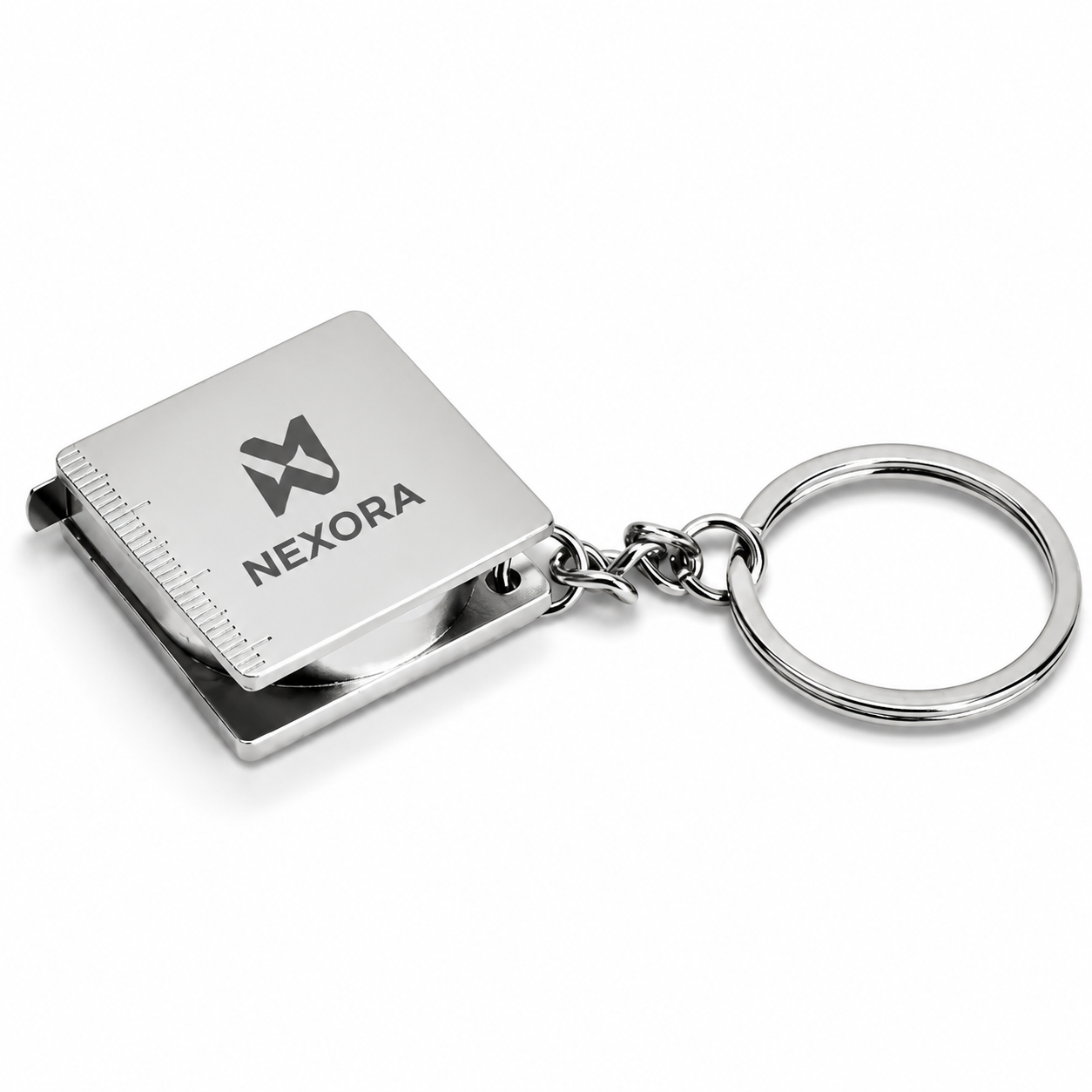 Mini Retractable Metal Tape Measure Keychain