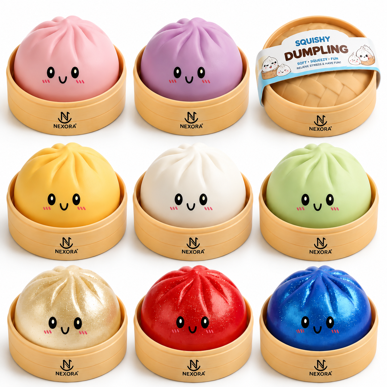 Squishy Dumpling Toy Series