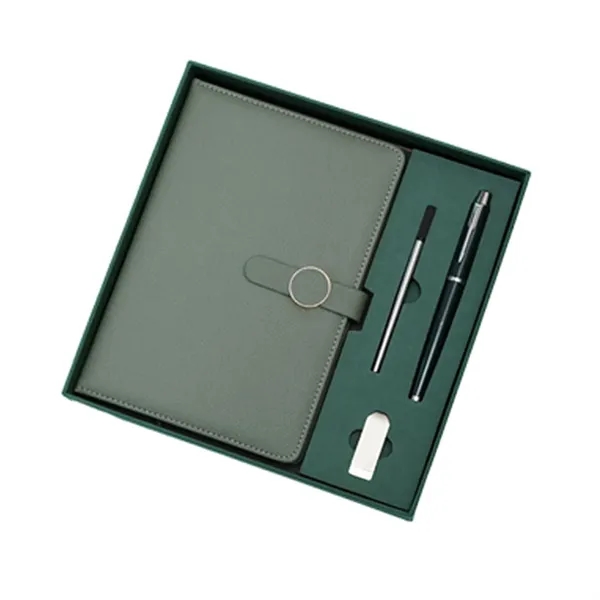 A5 Soft Leather Notebook And Pen Gift Set