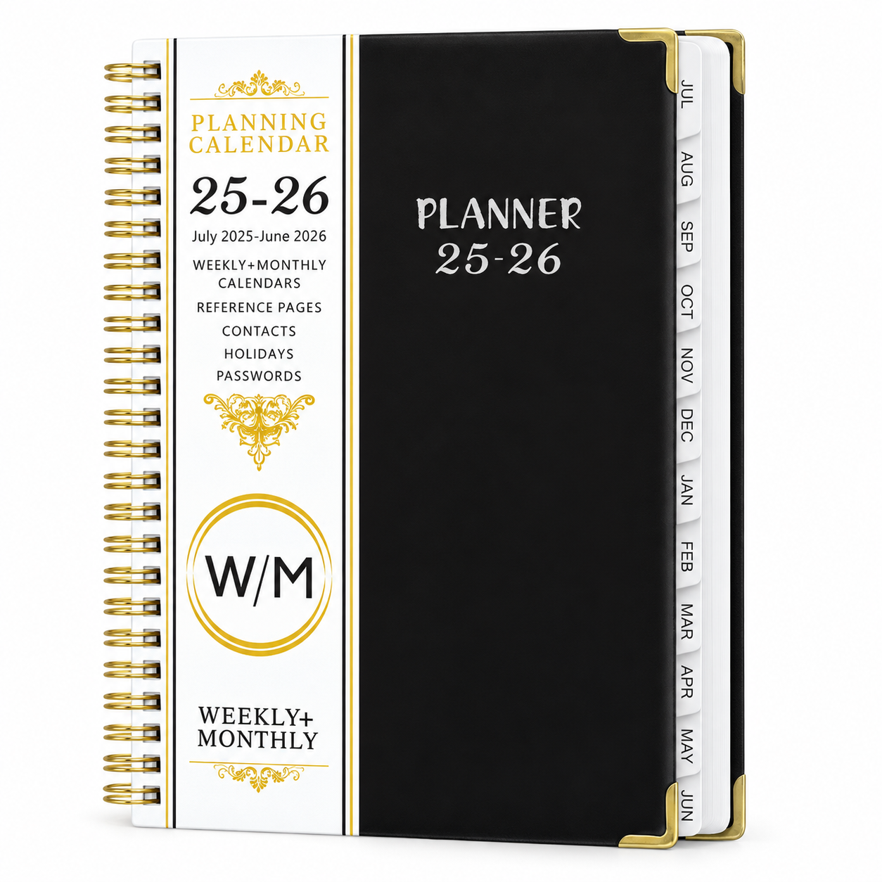 2025-2026 Weekly and Monthly Planner