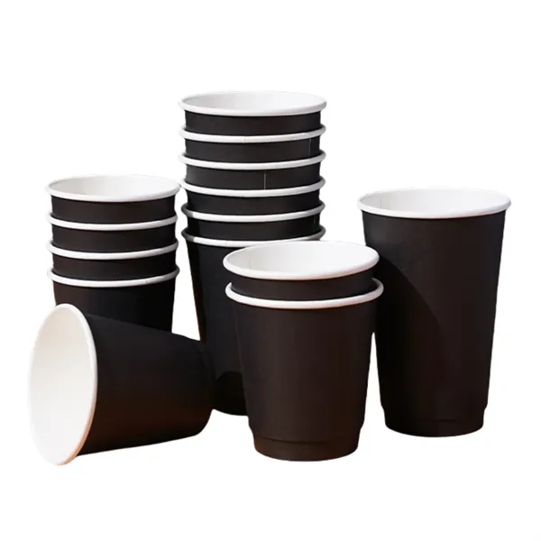 Disposable 12oz Paper Cups for Hot or Cold Drinks