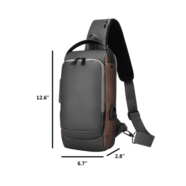 Secure Lock Travel Chest Bag in Durable Polyester