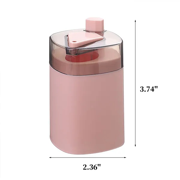 Removable-Cover Automatic Toothpick Dispenser for Hygiene — Plastic — Gray