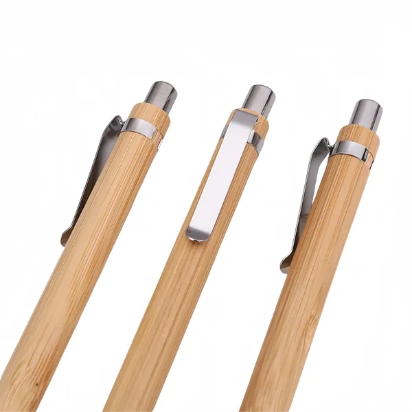 Eco Friendly Bamboo Ballpoint Pen — Bamboo — Brown