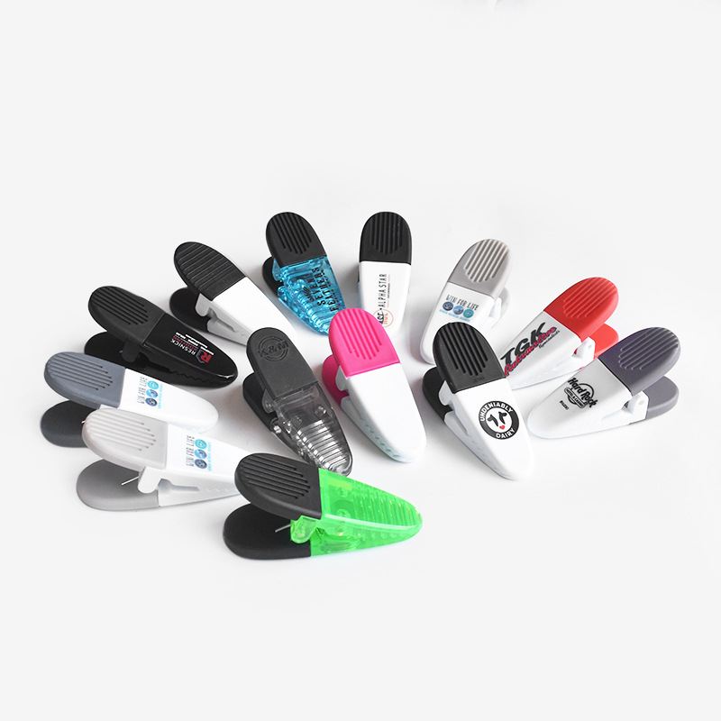 Colorful Refrigerator Magnet Clip, 1.65 x 3.43 x 1.22