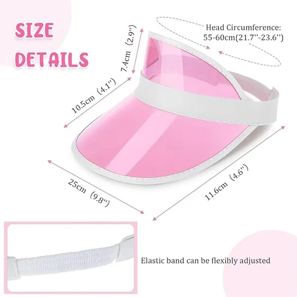UV Protection PVC Sun Hat Customizable — Pvc — Purple