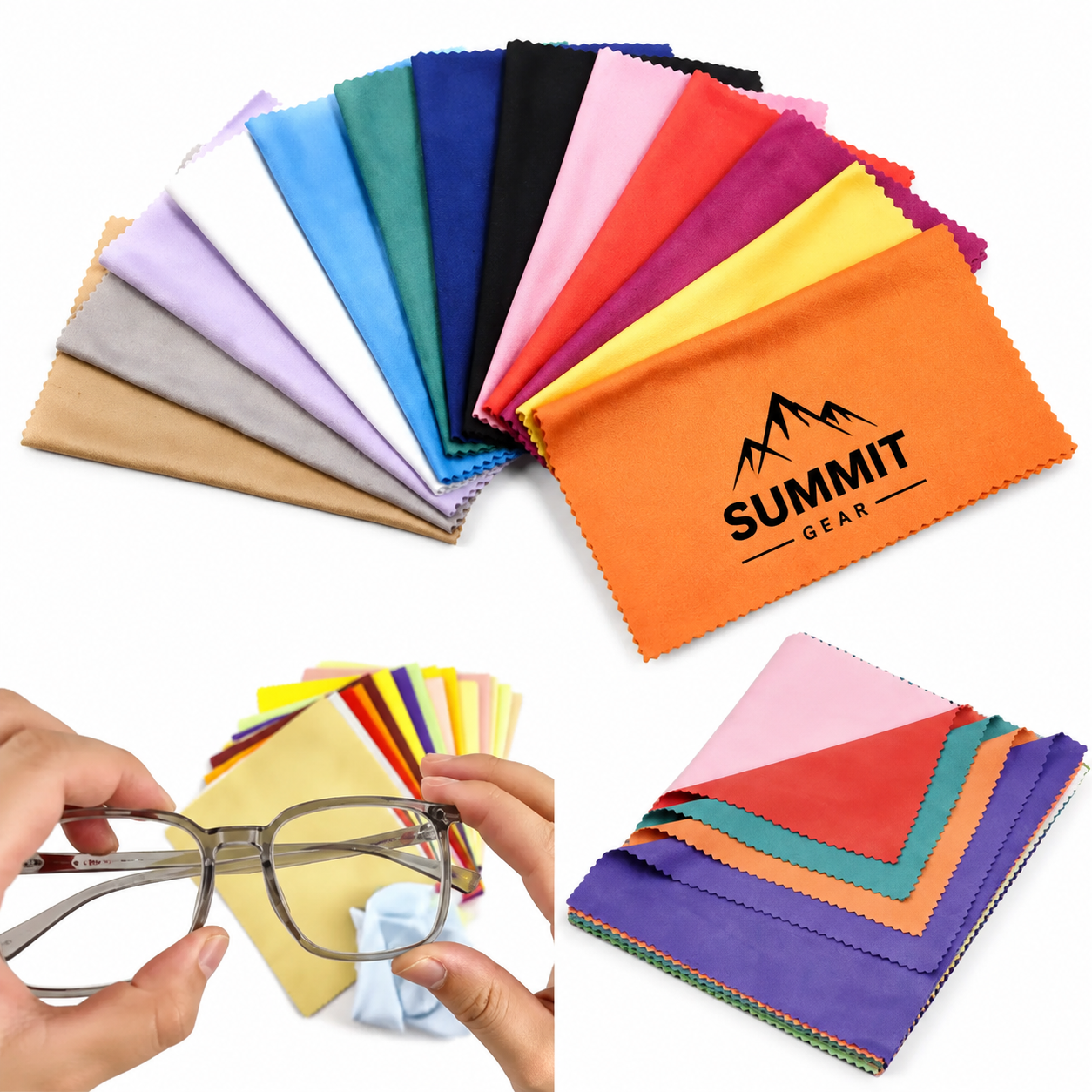 Microfiber Cloth for Glasses and Screens
