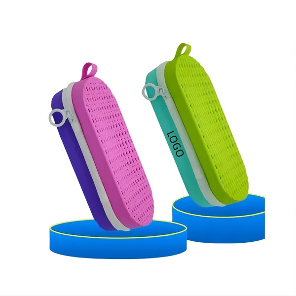 Silicone Goggles Storage Case With Water Filter Holes