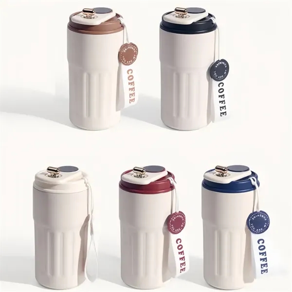 15oz Insulated Coffee Cup in 316 Stainless Steel