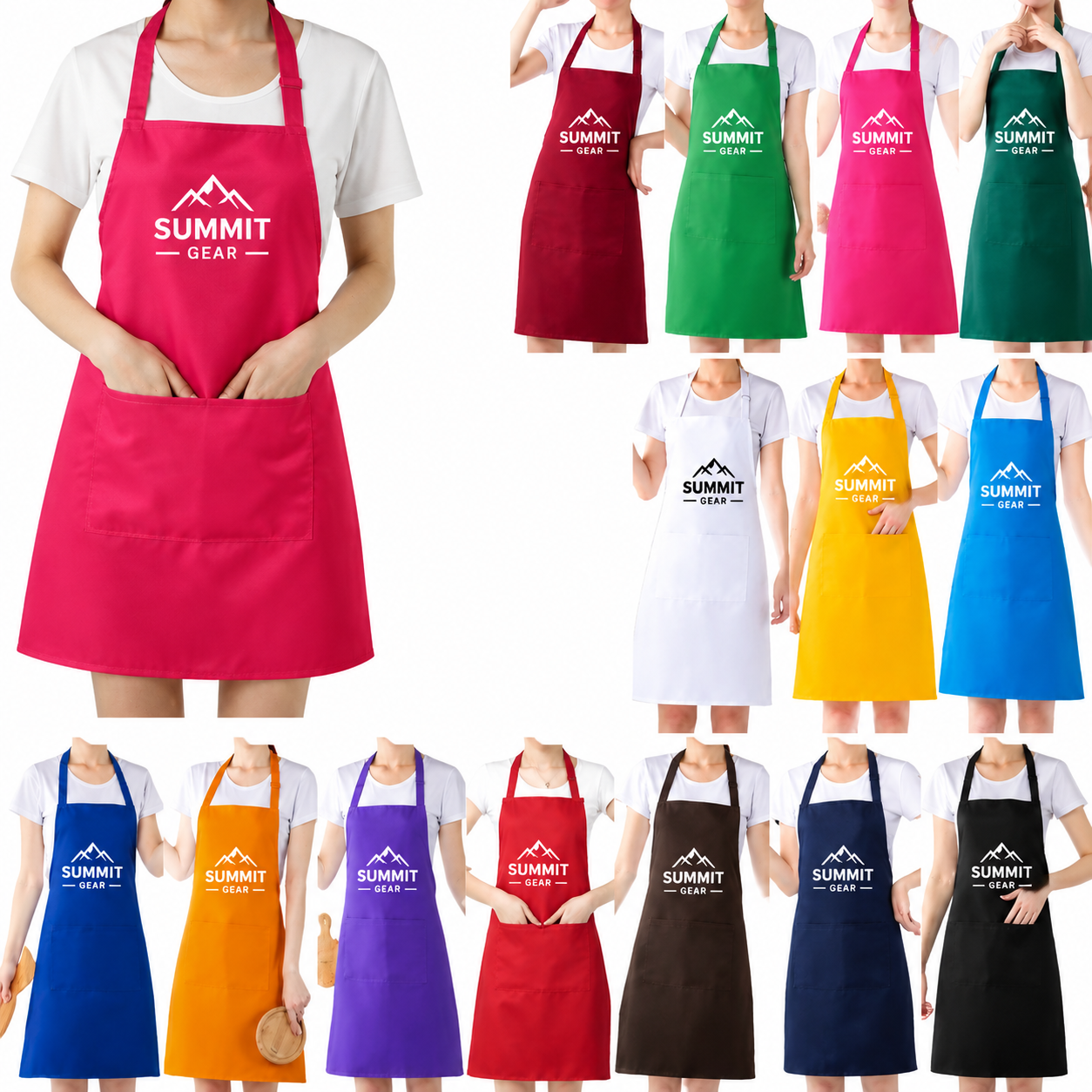 Logo Printed Adjustable Children’s Art Apron