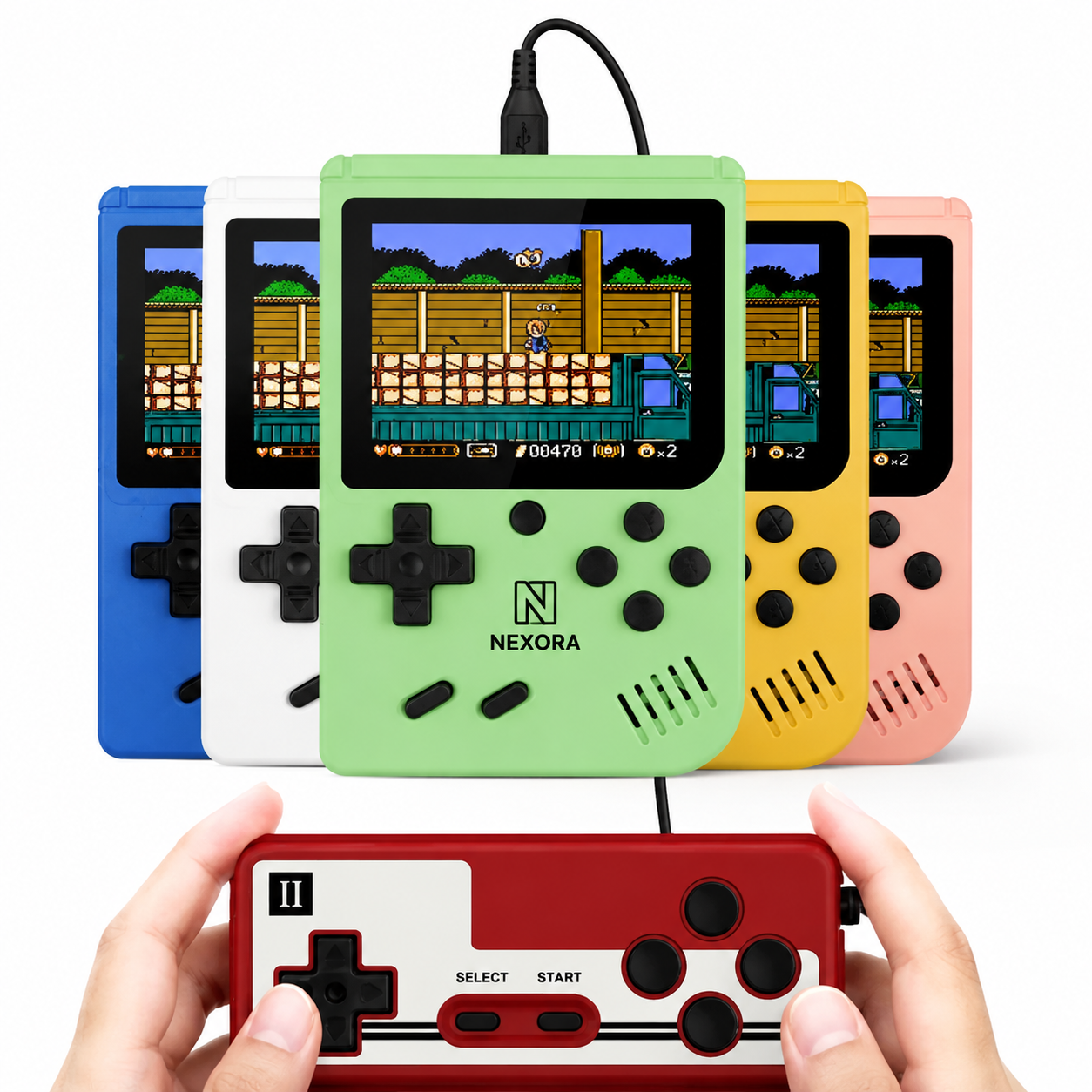 Portable 400-in-1 Retro Game Console