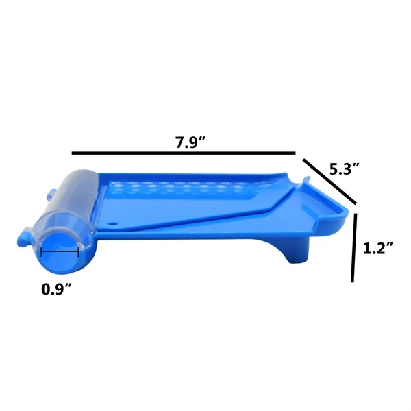 Durable Plastic Medication Tray With Separate Compartments