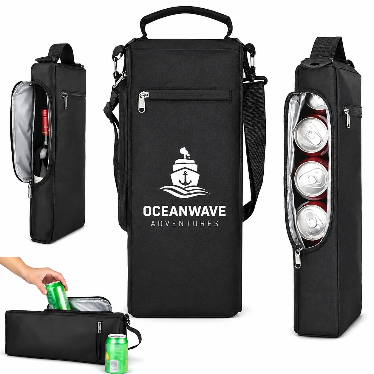 Golf Beverage Cooler Bag with Thermal Insulation