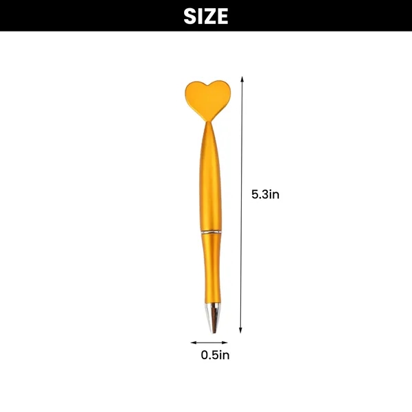 Plastic Heart Love Pen for Romantic Gifts