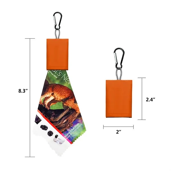 Reusable 2 x 8.3 Inch Glasses Cleaning Cloth