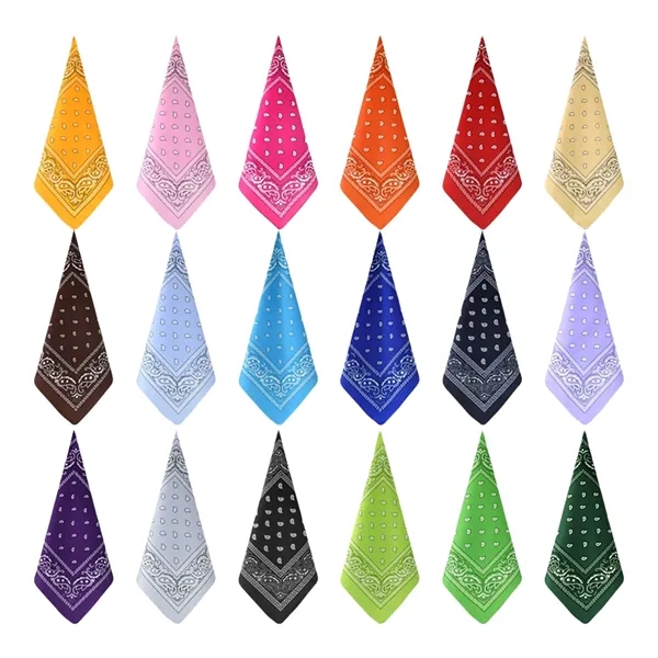 5 x 21.5 Inch Polyester Print Sports Hair Band