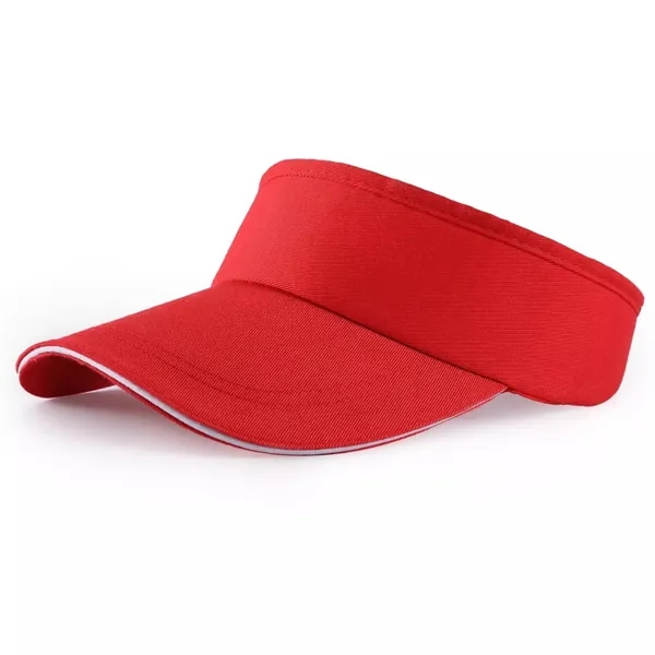 Adjustable Cotton Sun Visor Hat 21.6 to 23.6 Inch