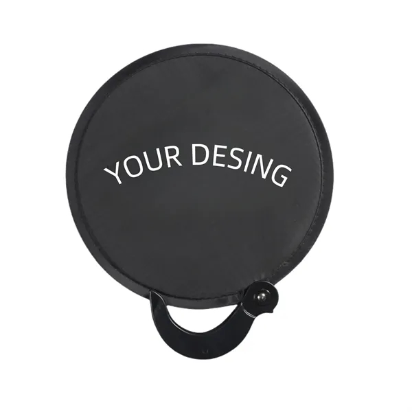 Handheld Foldable 7.9 Inch Disc Fan — White