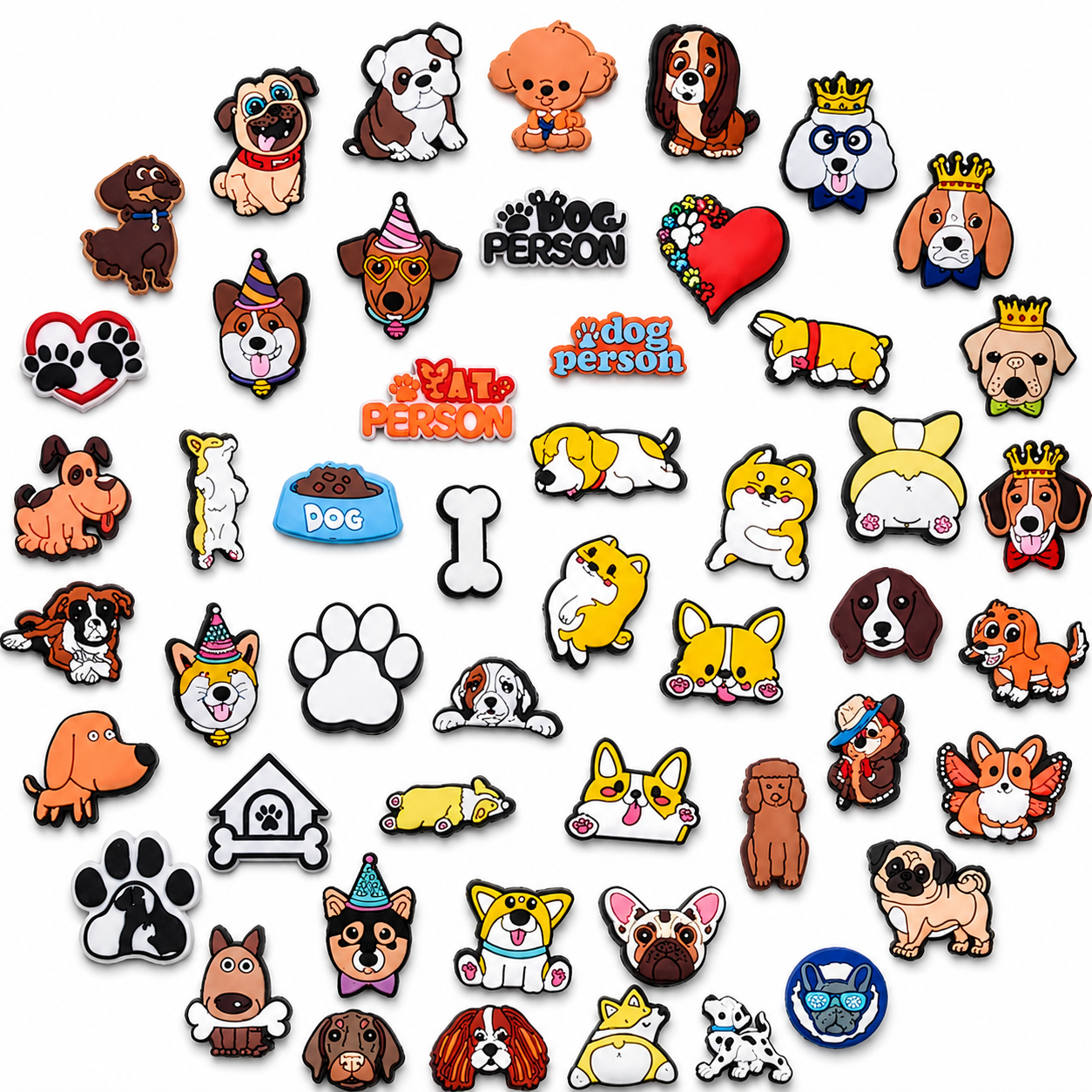 PVC Decorative Shoe Charms with Fun Designs