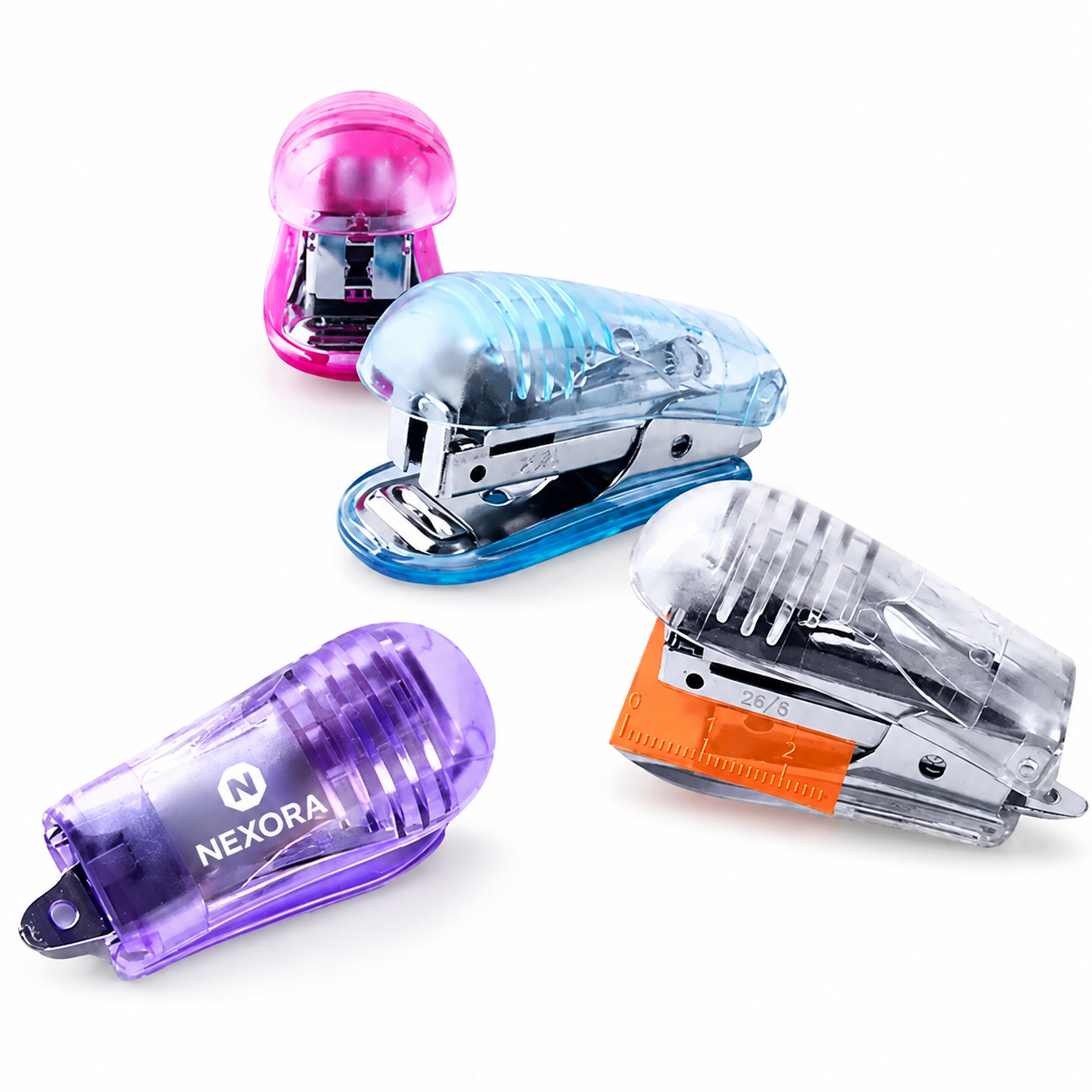 Safe Clear Plastic Stapler for Little Hands — Abs — Blue