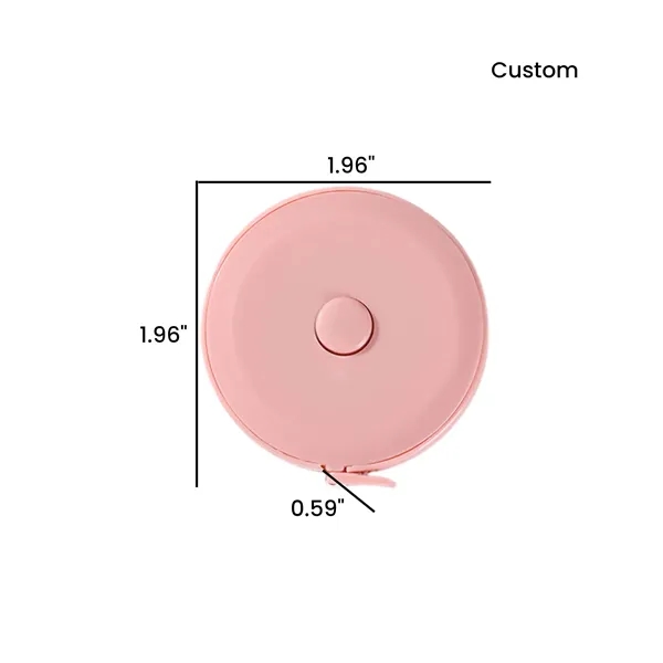 Compact Portable Tape Measure, 1.96 x 1.96 x 0.59 Inch