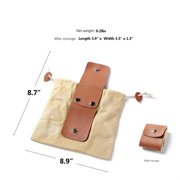 Adjustable Gardening Waist Bag Made from Durable Canvas