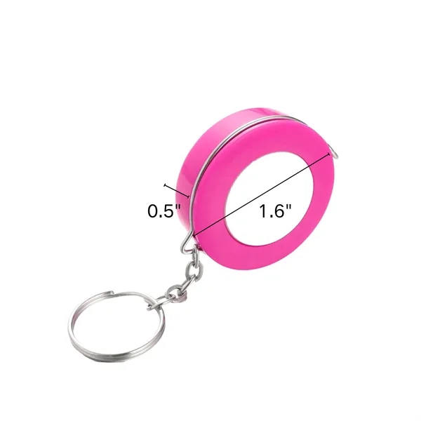 Compact Round Tape Measure, 60 Inch Plastic