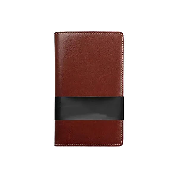 Large Capacity PU Leather Business Card Holder, 120 Cards