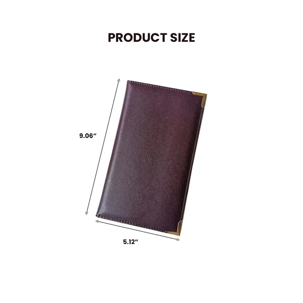 Hospitality PU Leather Holder for Menus Receipts and Checks
