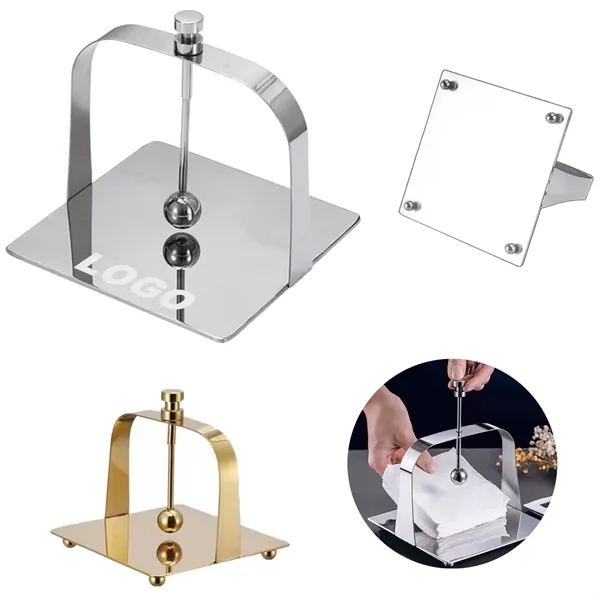 Stylish Stainless Steel Dining Napkin Holder