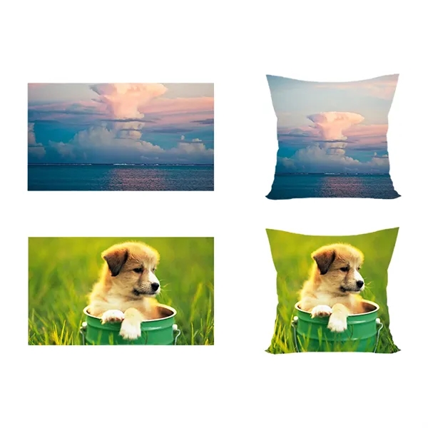 Decorative Square Pillowcase with Smooth Zipper Washable