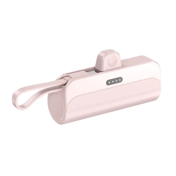 Mini Portable Charger With Built-In Lanyard Cable