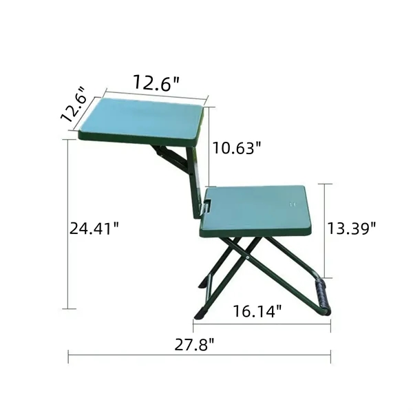 Heavy Duty 3 In 1 Platform Stool Chair Table
