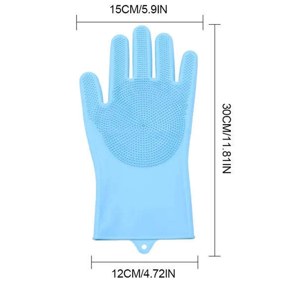 Pet Bathing and Cleaning Gloves, Textured Silicone