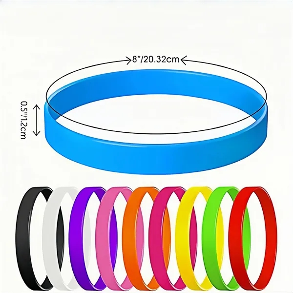 Flexible Silicone Wristbands for Games and Parties