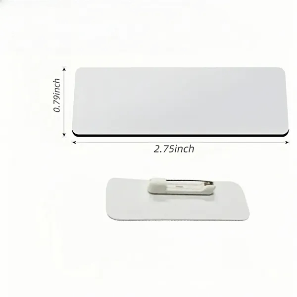 DIY Sublimation Clip On Name Tag