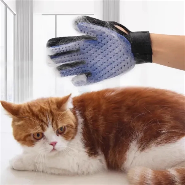 Five Finger Pet Bath and Grooming Gloves