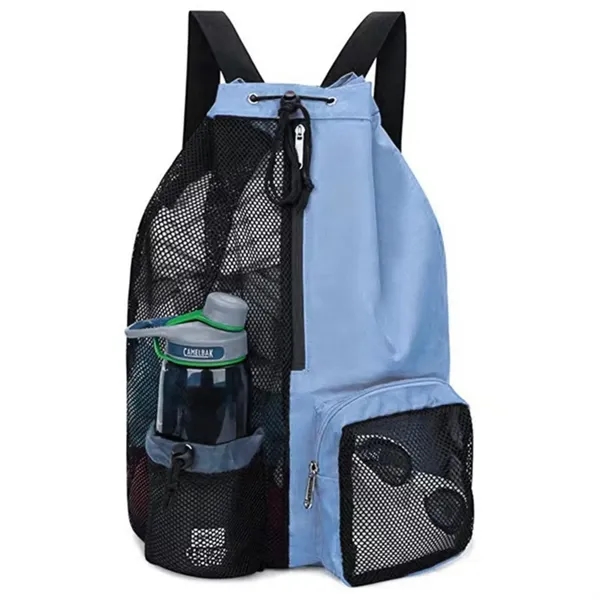 Heavy Duty Mesh Gear Bag with Reinforced Drawstring