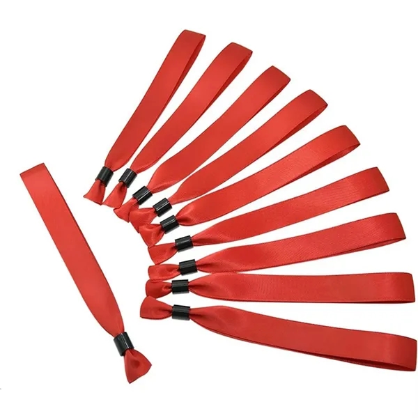 Eco Friendly Ribbon Event Wristbands, Full Color