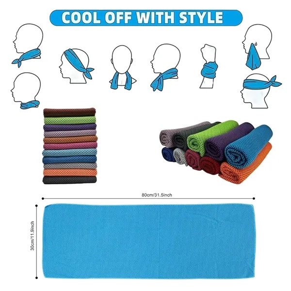Mesh Cooling Towel for Sports and Emergencies