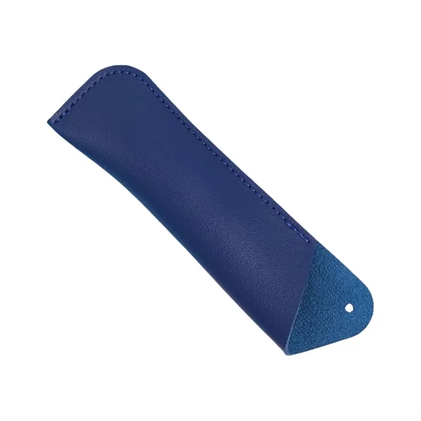 Compact PU Leather Pen Case 6.42 x 1.77 Inches
