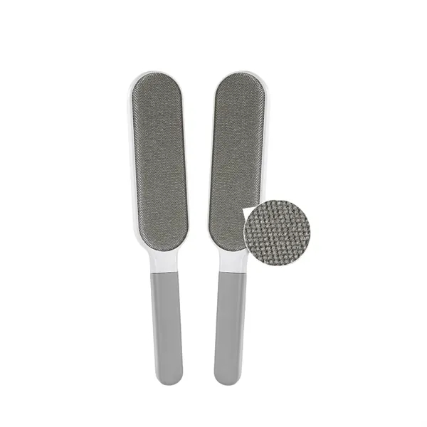 Clothes Brush for Lint Dust and Pet Hair — Abs-Polyester — Gray