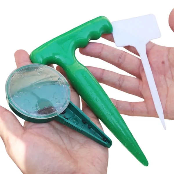 Seed Sowing Kit With Depth Marked Hole Puncher