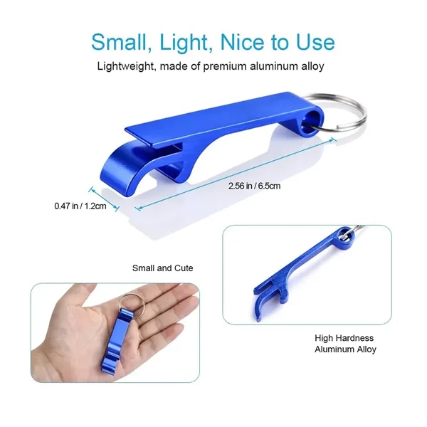 Lightweight Colorful Beer Opener for Pocket Carry