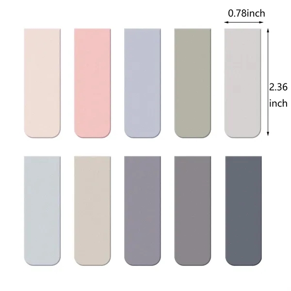 Full Magnet Page Markers 0.78 x 2.36 Inch