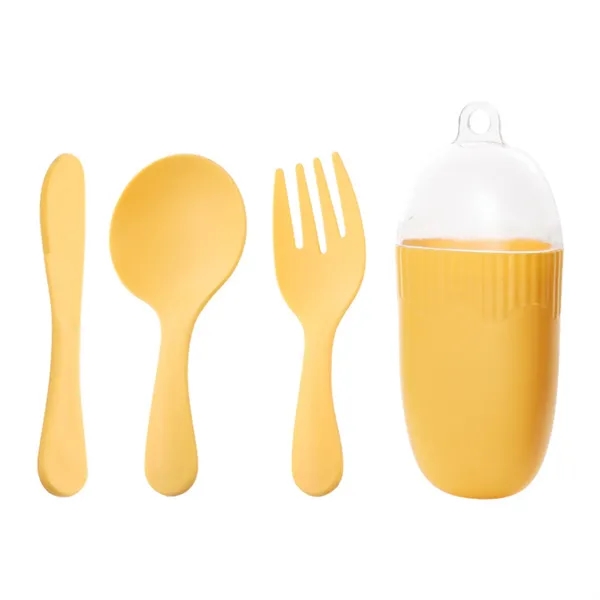 Shatter Resistant Portable 3 Piece Utensils