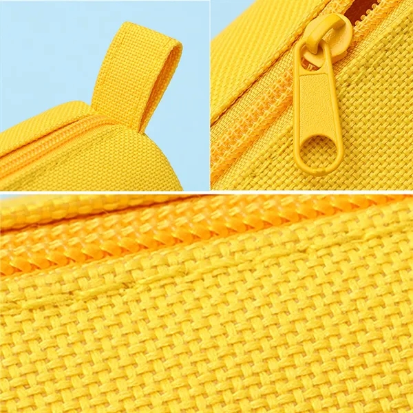 Water Resistant Oxford Cloth Pencil and Cosmetic Bag