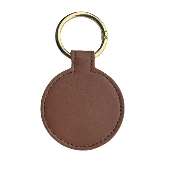 Travel Hat Clip with Leather and Gold Zinc Alloy Hardware