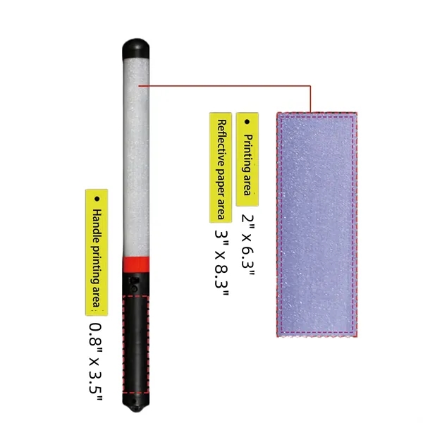 15-Color LED Light Stick with Remote Control