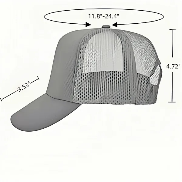 Lightweight Polyester Cotton Foam Trucker Hat